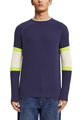 ESPRIT Herren 112CC2I303 Pullover, 500/DARK Purple, XL von ESPRIT