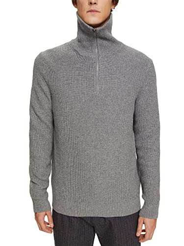 ESPRIT Herren 112EE2I304 Pullover, 039/MEDIUM Grey 5, XS von ESPRIT