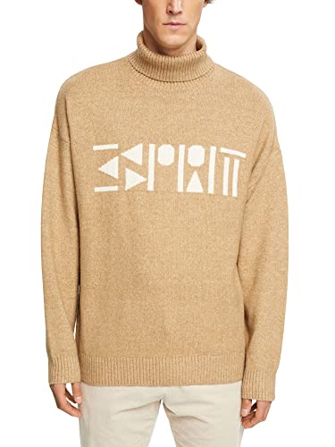 ESPRIT Herren 112EE2I315 Pullover, 250/KHAKI BEIGE, S von ESPRIT