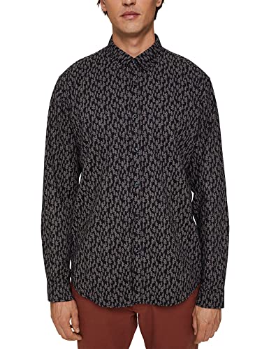ESPRIT Herren 121CC2F302 Hemd, 001/BLACK, XXL von ESPRIT