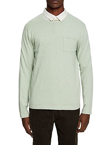 ESPRIT Herren 122EE2I310 Pullover, 390/LIGHT Aqua Green, L von ESPRIT