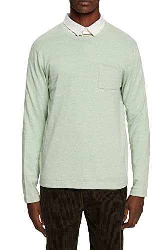 ESPRIT Herren 122EE2I310 Pullover, 390/LIGHT Aqua Green, L von ESPRIT