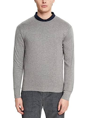 ESPRIT Herren 122EO2I301 Pullover, 034/GREY 5, M von ESPRIT