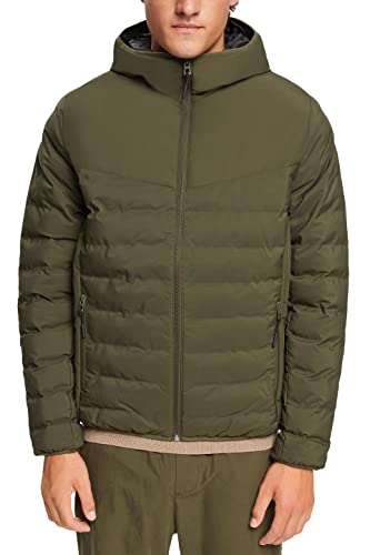 ESPRIT Herren 992CC2G301 Jacke, 356/DARK Khaki 2, XS von ESPRIT