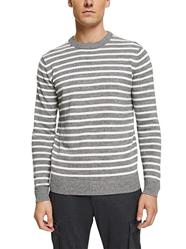 ESPRIT Herren 992EE2I302 Pullover, 039/MEDIUM Grey 5, XS von ESPRIT