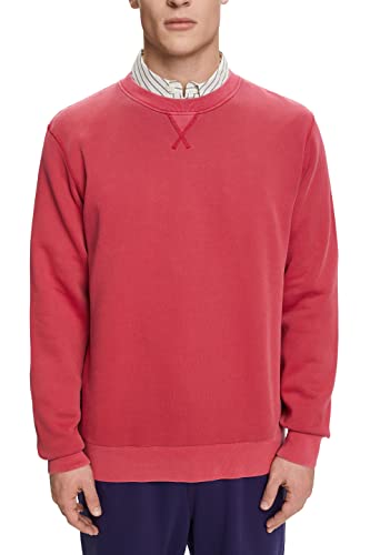 ESPRIT Herren 992EE2J302 Sweatshirt, 650/DARK PINK, S von ESPRIT