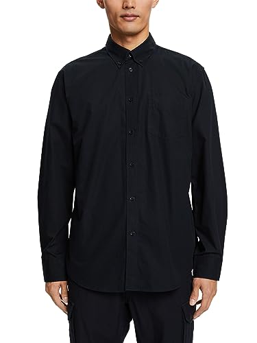 ESPRIT Button-Down-Hemd aus Popeline, 100% Baumwolle von ESPRIT