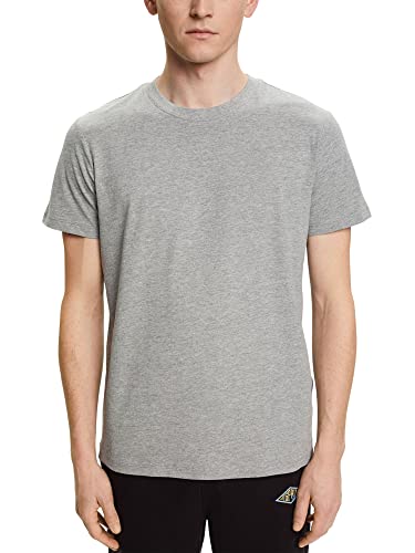 ESPRIT Herren 993ee2k304 T-Shirt, Medium Grey, S von ESPRIT