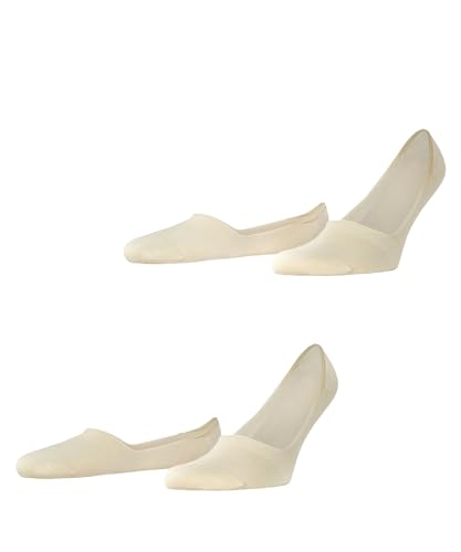 ESPRIT Herren Füßlinge Basic Uni Multipack M In Baumwolle unsichtbar einfarbig 2 Paar, Beige Cream 4011, 39-42 von ESPRIT