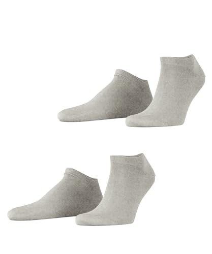 FALKE Unisex Kinder Family K So Baumwolle Einfarbig 1 Paar Sneakersocken, Grau (Storm Grey 3820), 39-42 von FALKE
