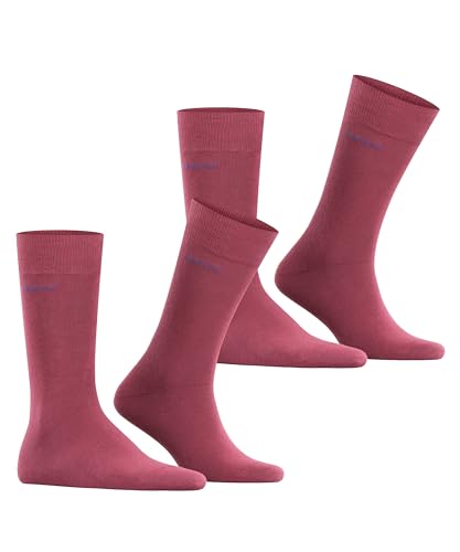 ESPRIT Herren Socken Basic Uni 2-Pack M SO Baumwolle einfarbig 2 Paar, Rot (Shadow Red 8138), 43-46 von FALKE