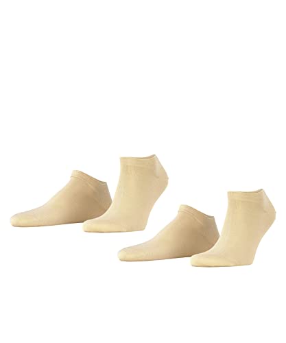 ESPRIT Herren Sneakersocken Basic Uni Multipack M Sn Baumwolle kurz einfarbig 2 Paar, Beige Cream 4011, 47-50 von ESPRIT