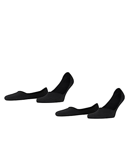 ESPRIT Herren Füßlinge Basic Uni 2-Pack M IN Baumwolle unsichtbar einfarbig 2 Paar, Schwarz (Black 3000), 39-42 von ESPRIT