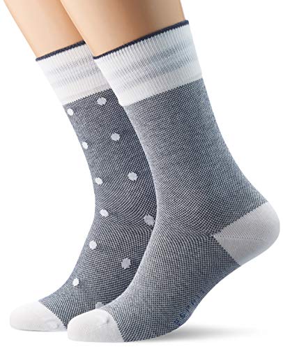 ESPRIT Herren Piqué Dot 2-Pack M SO Socken, Weiß (White 2000), 39-42 (2er Pack) von ESPRIT