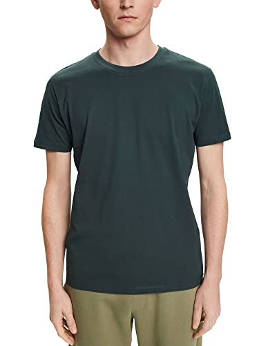 ESPRIT Herren Rundhals Basic T-Shirt, Teal Blue, XS von ESPRIT