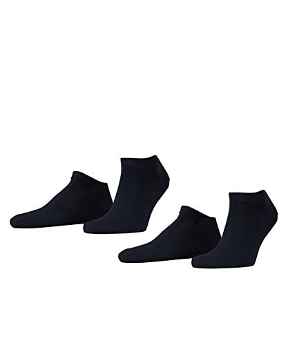 ESPRIT Herren Sneakersocken Basic Uni 2-Pack M SN Baumwolle kurz einfarbig 2 Paar, Blau (Marine 6120), 39-42 von ESPRIT