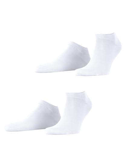 ESPRIT Herren Sneakersocken Basic Uni Multipack M Sn Baumwolle kurz einfarbig 2 Paar, Weiß White 2000, 39-42 von ESPRIT