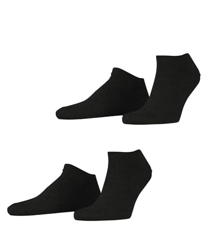 ESPRIT Herren Sneakersocken Basic Uni 2-Pack M SN Baumwolle kurz einfarbig 2 Paar, Grau (Anthracite Melange 3080), 39-42 von ESPRIT