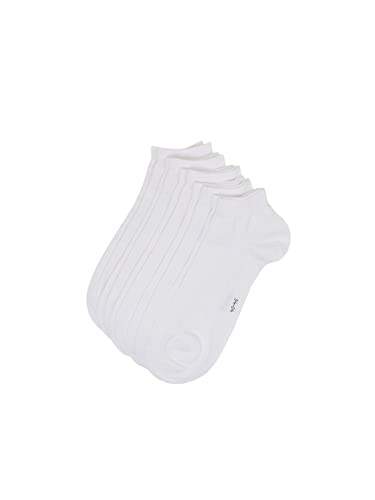 ESPRIT Herren Sneakersocken Solid 5-Pack M SN Baumwolle kurz einfarbig 5 Paar, Weiß (White 2000), 46-50 von ESPRIT