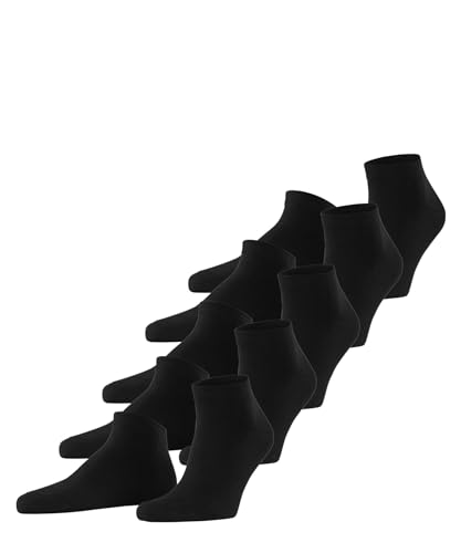 ESPRIT Herren Sneakersocken Solid 5-Pack M SN Baumwolle kurz einfarbig 5 Paar, Schwarz (Black 3000), 40-46 von ESPRIT