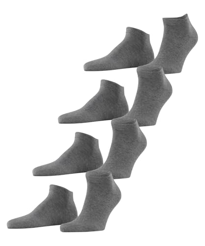 ESPRIT Herren Sneakersocken Solid M Sn Baumwolle kurz einfarbig Multipack, Grau Light Grey Melange 3390, 40-46 von ESPRIT