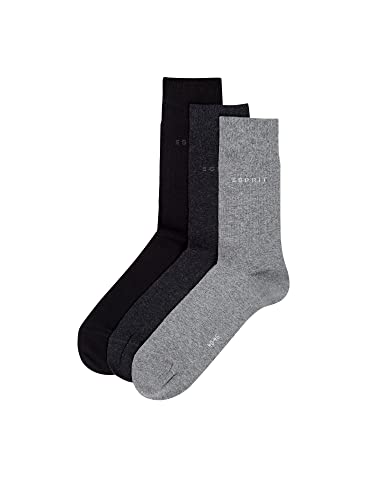 ESPRIT Herren Socken Solid-Mix 5-Pack M SO Baumwolle einfarbig 5 Paar, Mehrfarbig (Sortiment 0030), 40-46 von ESPRIT