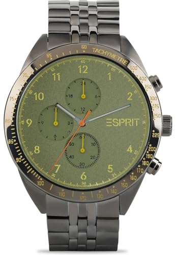 ESPRIT Herren-Uhren Analog Quarz One Size Grau 32025986 von ESPRIT