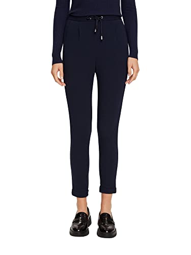 ESPRIT Damen 112ee1B347 Hose, Navy, 32 EU von ESPRIT