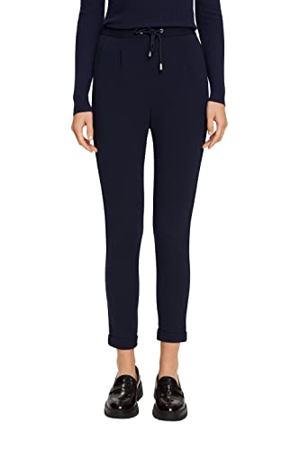 ESPRIT Damen 112ee1B347 Hose, Navy, 32 EU von ESPRIT