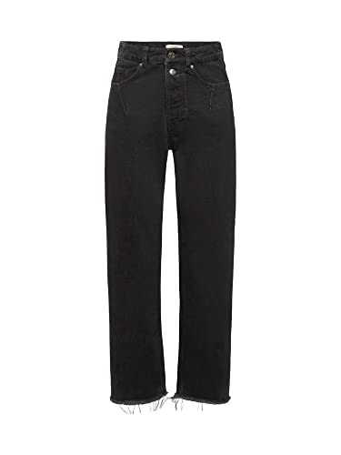 ESPRIT Damen 112ee1b336 Jeans, Black Rinse, 32W / 28L EU von ESPRIT