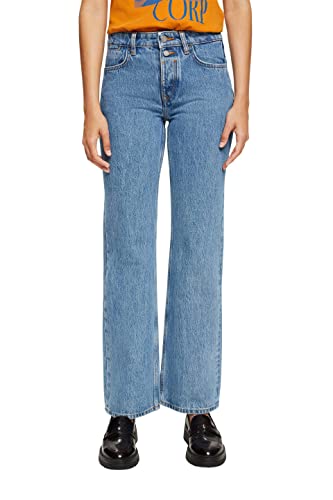 ESPRIT Damen 082ee1b315 Jeans, Blue Light Washed, 28W / 32L EU von ESPRIT