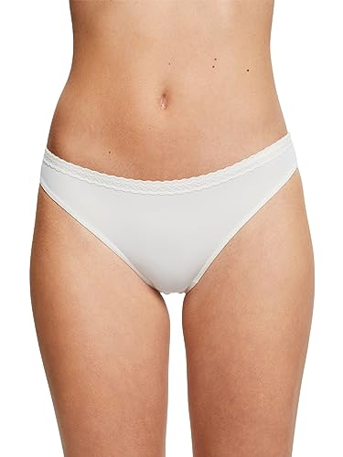 ESPRIT Damen Micro LACEBAND RCS Brief Slip, Off White, 44 von ESPRIT