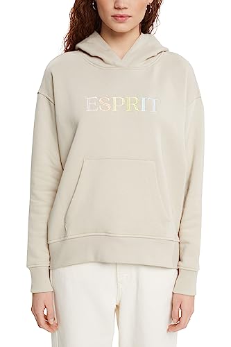 ESPRIT Damen 013EE1J305 Sweatshirt, 260/LIGHT Taupe, XS von ESPRIT