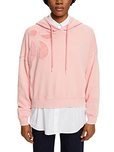 ESPRIT Hoodie mit verzierter Blume von ESPRIT