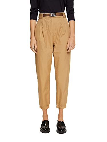 ESPRIT Damen 102EE1B312 Hose, 250/KHAKI BEIGE, 34 von ESPRIT