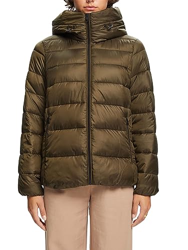 ESPRIT Damen 993EE1G312 Jacke, 355/DARK Khaki, XS von ESPRIT