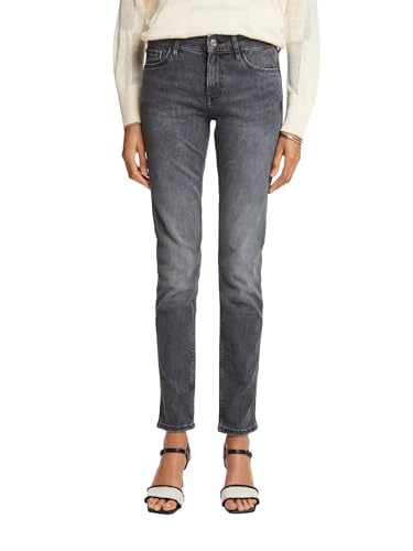 ESPRIT Jeans mit schmaler Passform und mittelhohem Bund von ESPRIT