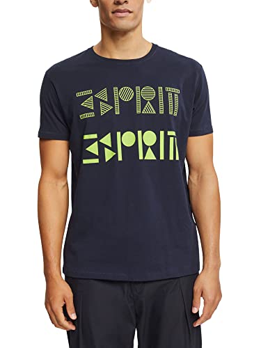 ESPRIT Herren 102EE2K303 T-Shirt, 400/NAVY, M von ESPRIT