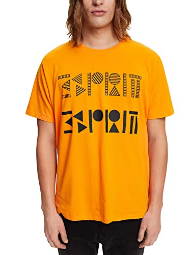 ESPRIT Herren 102EE2K303 T-Shirt, 820/ORANGE, M von ESPRIT