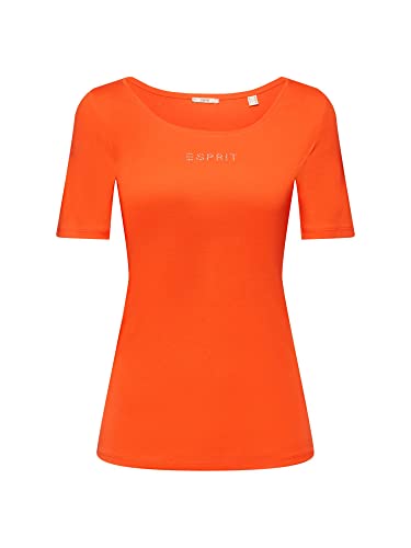 ESPRIT Jersey-T-Shirt mit Strasslogo von ESPRIT