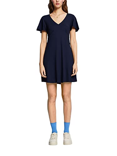 ESPRIT Damen 043EE1E332 Kleid, 400/NAVY, L von ESPRIT