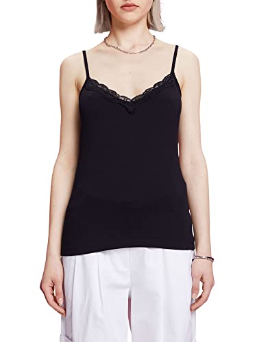 ESPRIT Damen 053EE1K305 T-Shirt, 001/BLACK, L von ESPRIT