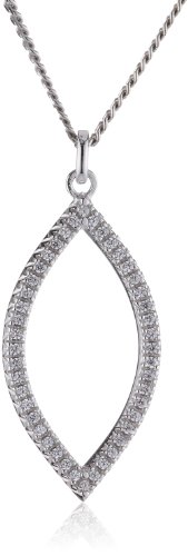 ESPRIT Jewels Damen-Halskette mit Anhänger Diamant für Sie You 925 Sterling Silber ESNL92415A420 von ESPRIT