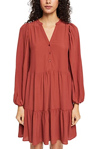 ESPRIT Damen 092EE1E340 Kleid, 805/TERRACOTTA, 34 von ESPRIT