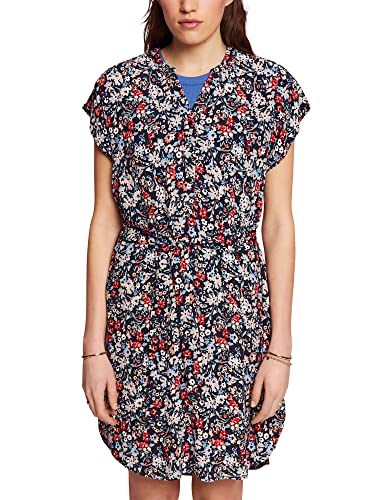 ESPRIT Damen 043EE1E303 Kleid, 403/NAVY 4, 44 von ESPRIT