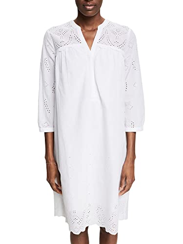 ESPRIT Damen Kleid 042ee1e307, Weiß, 36 von ESPRIT