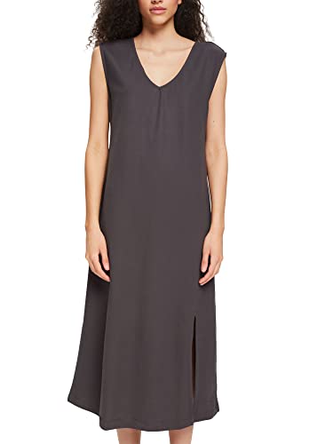 ESPRIT Damen Kleid 052ee1e321, Anthracite, S von ESPRIT