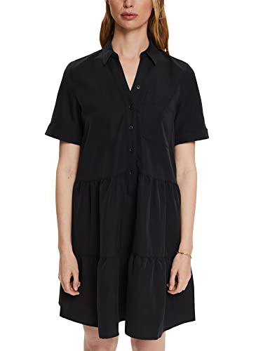 ESPRIT Damen Kleid 062ee1e302, Schwarz, 32 von ESPRIT