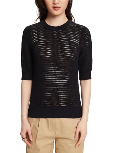 ESPRIT Damen 034ee1i303 Pullover, 001/Black, S von ESPRIT