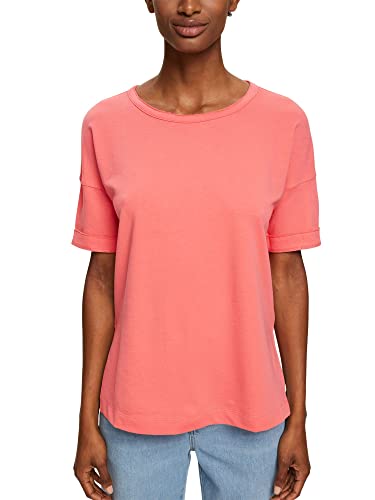 ESPRIT Damen 062EE1J301 Sweatshirt, 640/CORAL RED, XS von ESPRIT